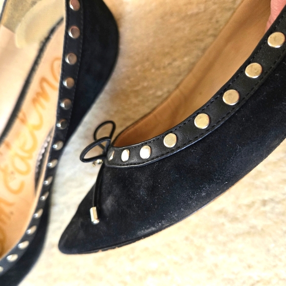 Sam Edelman Ralf Studded Suede Ballet Flats - Picture 5 of 11